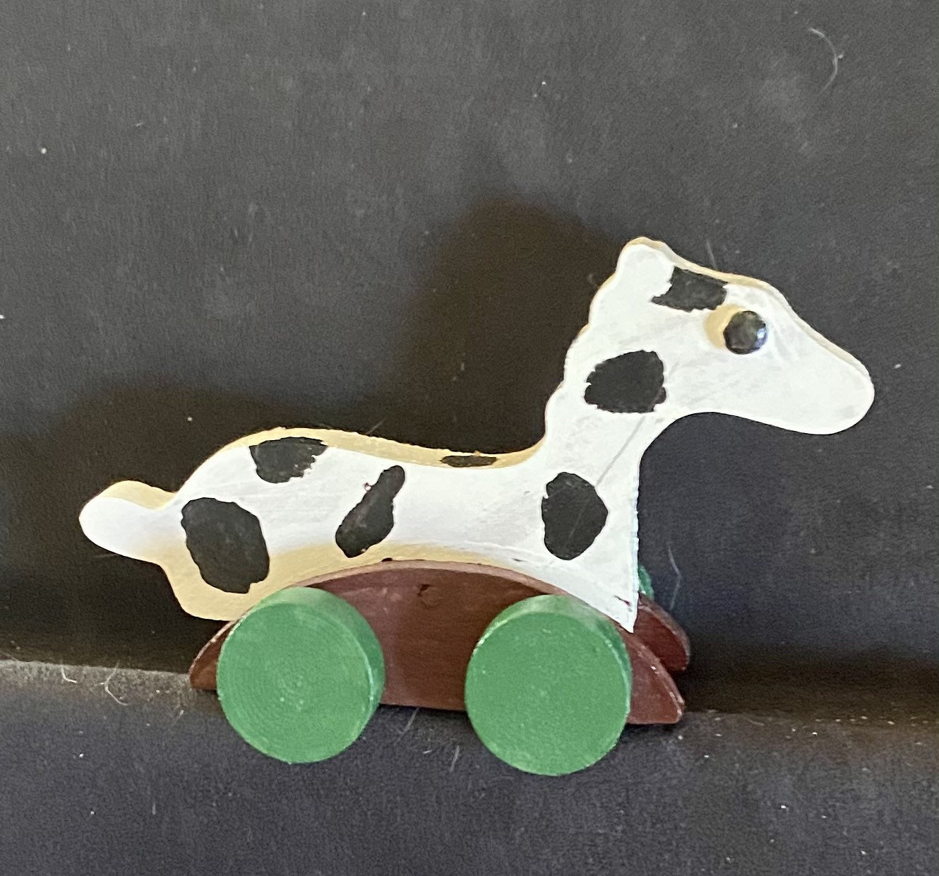 Handmade Miniature Pull Toy Animal on Wheels16 Scale Etsy