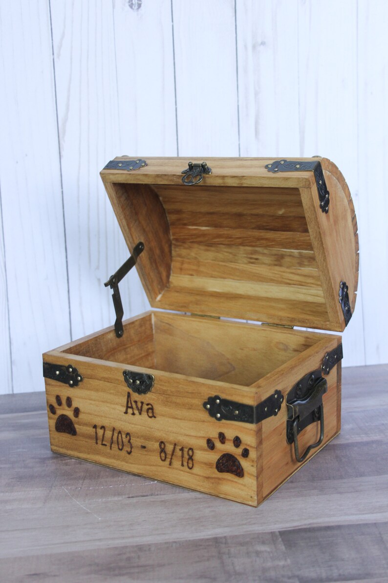 Pet Memorial Pet Urn Pet Memory Box Personalized Pet Gift Etsy