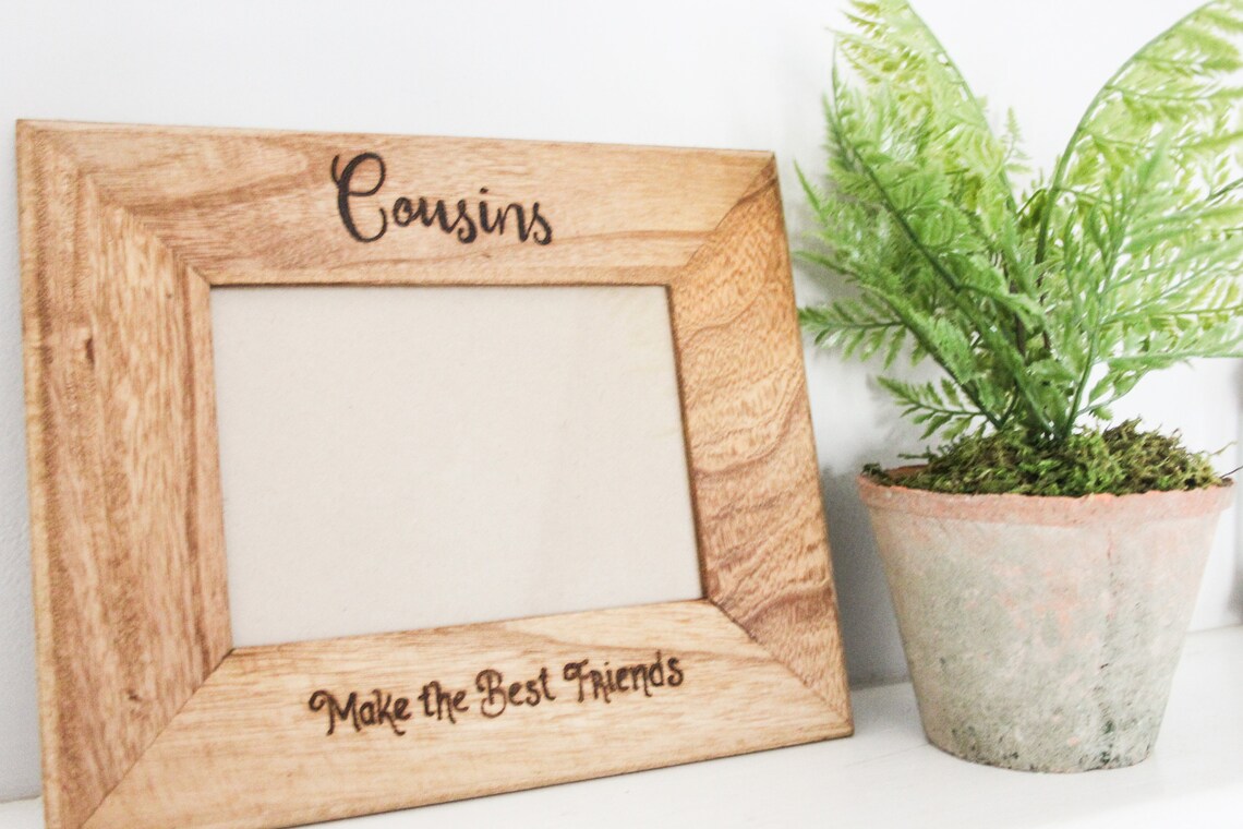 Cousins Make the Best Friends Picture Frame Photo Frame Etsy