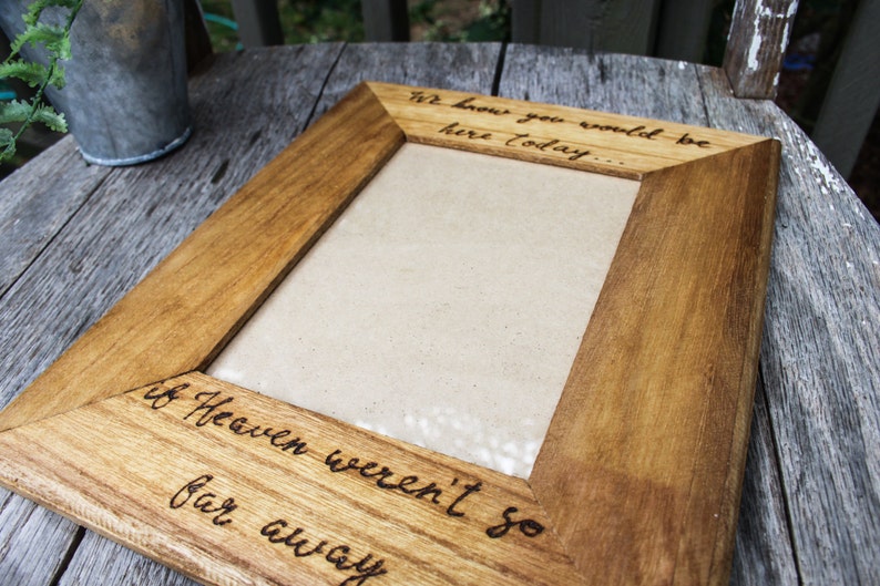 Wedding Memorial Frame in Loving Memory Frame Wedding Etsy