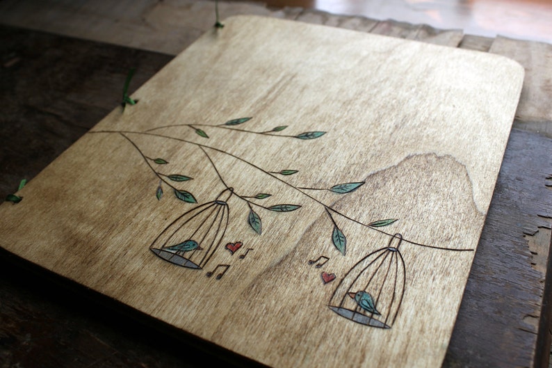Custom Guest Book Wedding Guest Book Rustic Guestbook Wedding Gift Gift for Couple Wedding Guestbook Wedding Album Wood Guest Book