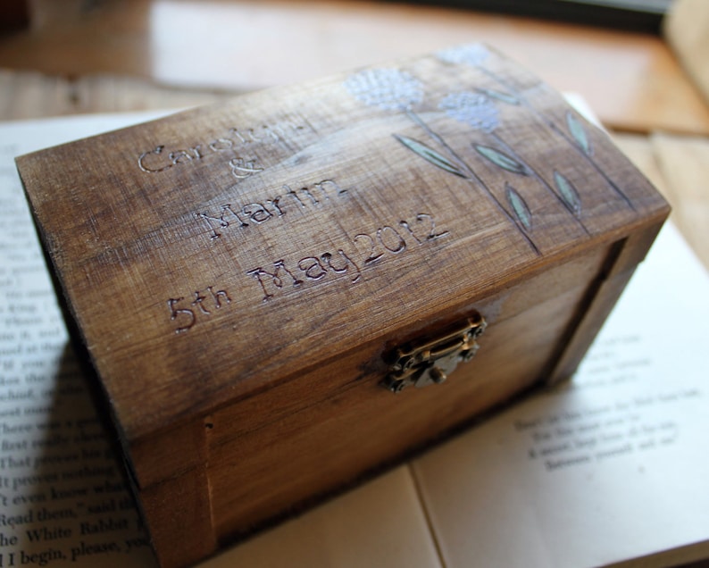ring bearer rustic wedding ring box custom wedding ring box wedding ring pillow ring bearer box wood ring box ring bearer pillow
