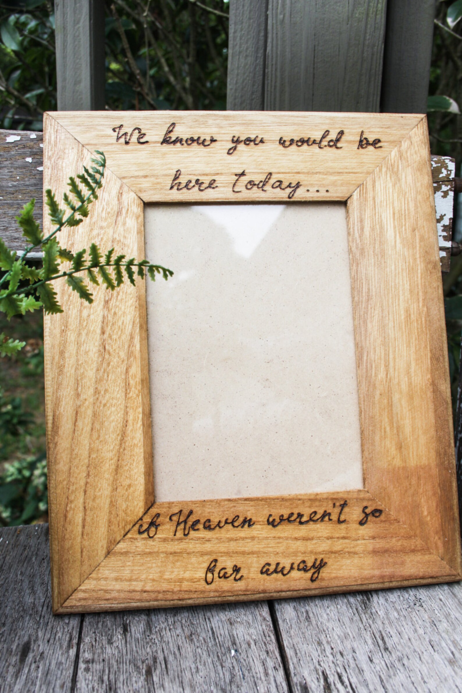 Wedding Memorial Frame in Loving Memory Frame Wedding Etsy