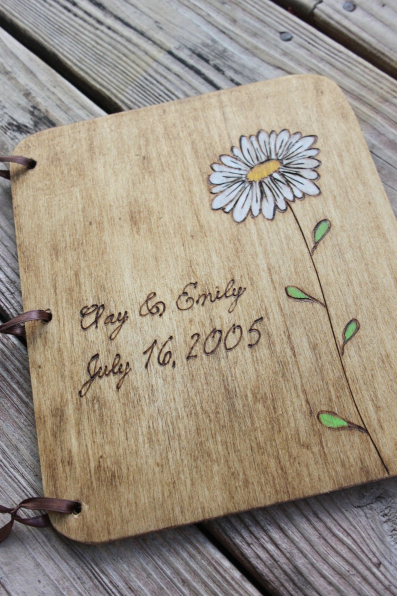 Custom Guest Book Rustic Guestbook Wedding Guest Book Wedding Guestbook Wedding Gift Gift for Couple Wedding Album Wood Guest Book