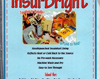 Insul Bright BATTING Bag of Insulated Lining for your sewing items that need to Reflect Heat or Cold