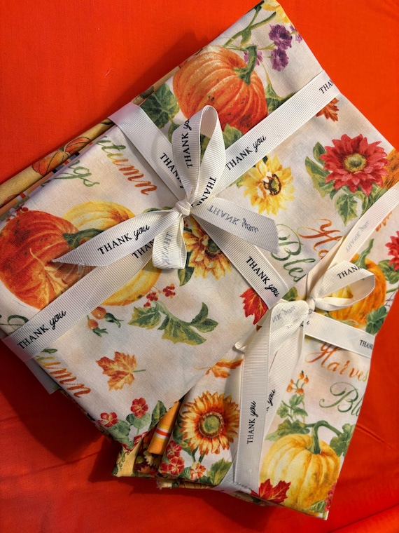 Clearance Fabric Fall Autumn ONE YARD BUNDLE Ours Exclusively
