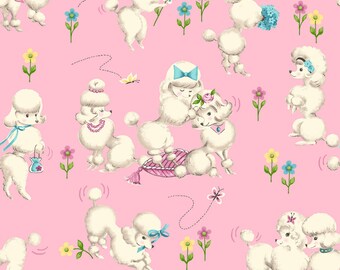 FABRIC Oodles of POODLES by Freckle and Lollie   We combine shipping