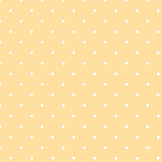 FABRIC YELLOW POLKA Dots
