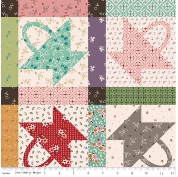 FABRIC HOME DECOR Width Vintage Style Gentler Times by Riley Blake 1 Yard