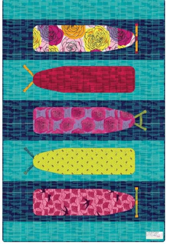 PATTERN IRONING BOARD Quilt Pressing Matters Applique Wall Hanging