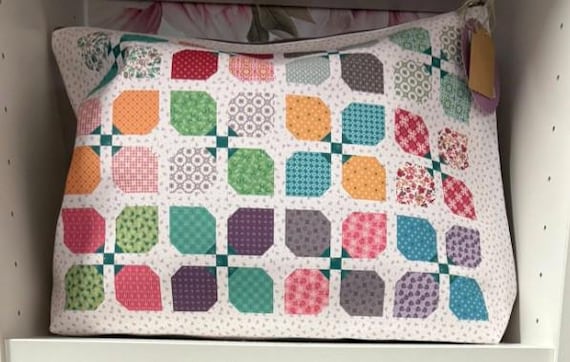 QUILT BAG LARGE Floral Petal Lori Holt Project Storage bag   We combine shipping