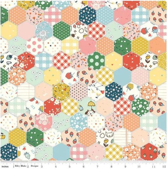 FABRIC PATCHWORK Cheater Serendipity 2 for Easter