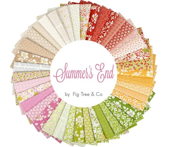 FABRIC Fat Eighth BUNDLE Summer's End by Moda