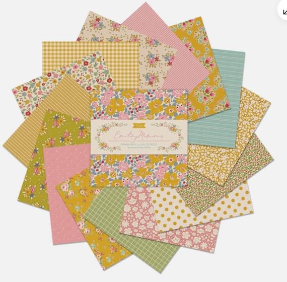 Imported CHARM PACK 5" TILDA Norwegian Creating Memories Spring Free Patterns