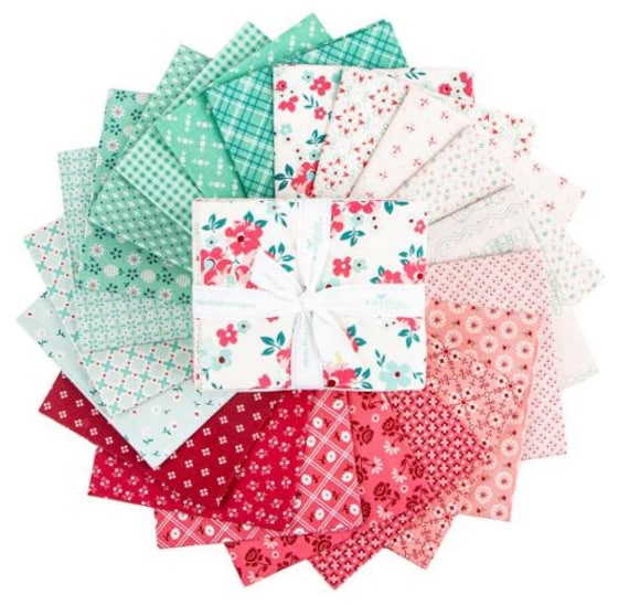 FAT QUARTER Bundle BERRY & Sage by Lori Holt 21 fat quarters