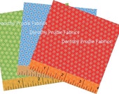 You choose color Fat Quarter FABRIC Feedsack style SUGAR SACK Green tiny floral daisies by Windham reproduction