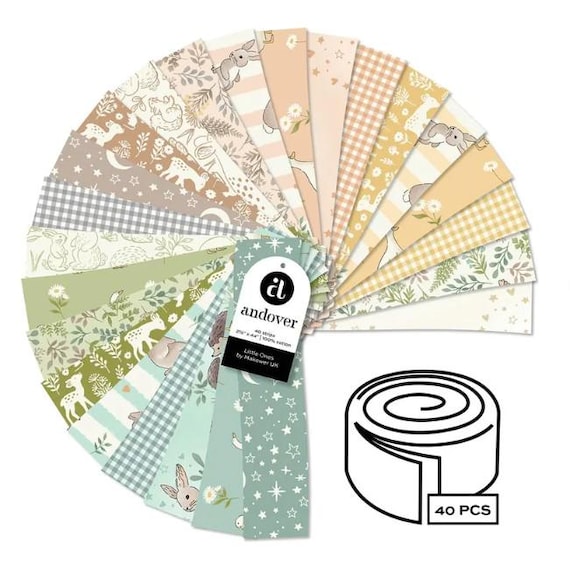 FABRIC JELLY ROLL Little Ones Imported from U K