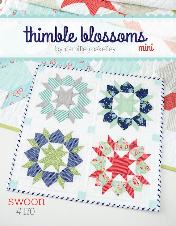 PATTERN mini quilt SWOON  We combine shipping