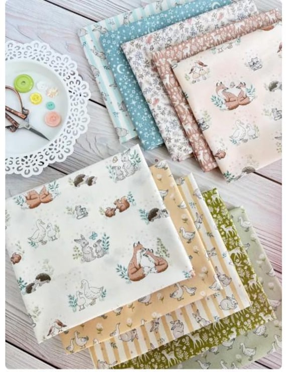 FABRIC FAT QUARTER Bundle Little Ones Imported from U K