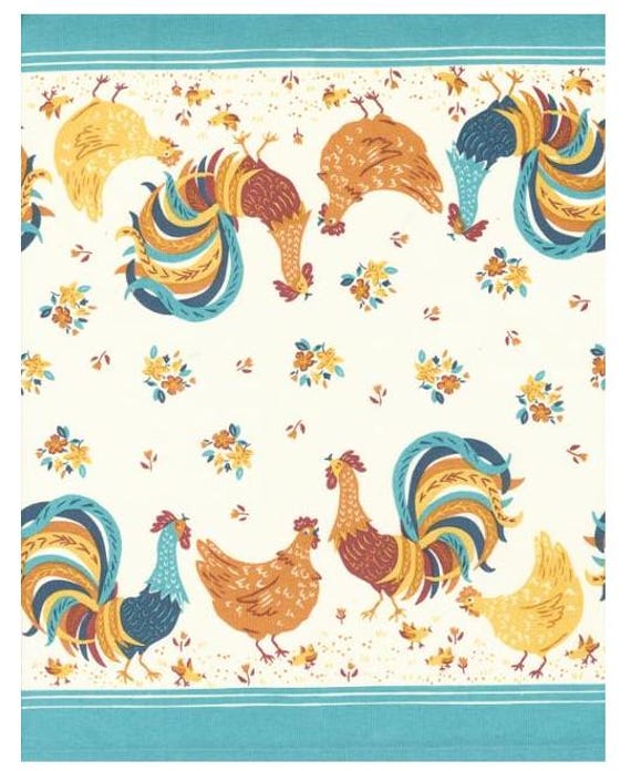 FABRIC Kitchen Toweling COWBOY BOOTS Toweling