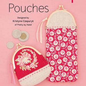 KIT Eyeglass Case and Change Purse Round Clasp Pouches