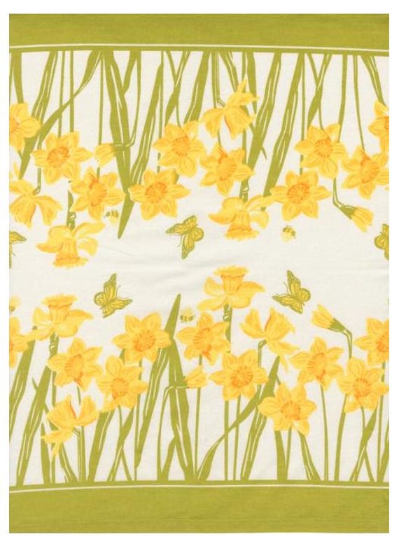 FABRIC Kitchen Toweling DAFFODIL DELIGHT Toweling