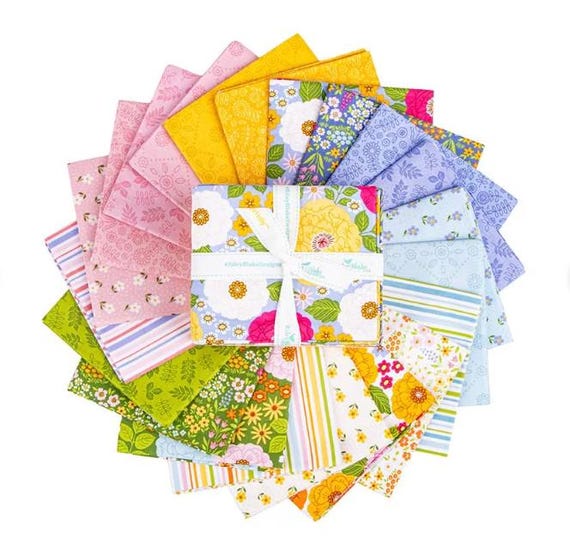 FABRIC FAT QUARTER Bundle Little Darlin Garden Florals