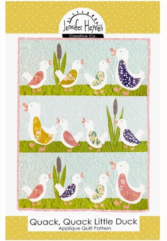 PATTERN Quack Quack Little DUCK QUILT
