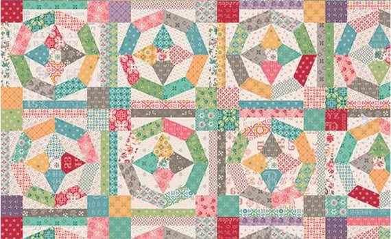 FABRIC HOME DECOR Width Vintage Style Piece Plenty by Riley Blake 1 Yard