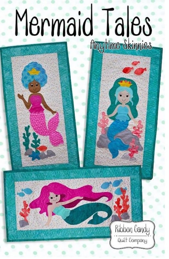 PATTERN MERMAID TALES Skinnies Wall Quilts Set