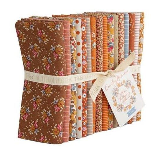 Imported Oversized FAT QUARTER Bundle TILDA Norwegian Creating Memories Autumn