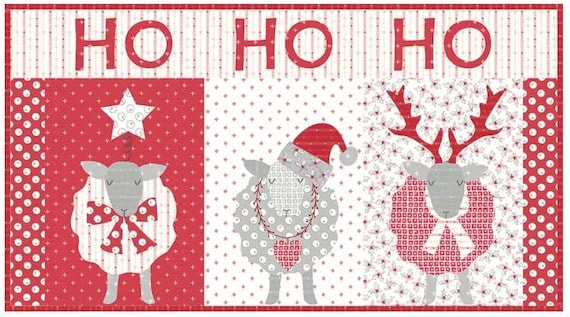 PATTERN CHRISTMAS Ho Ho Ho Wall Quilt