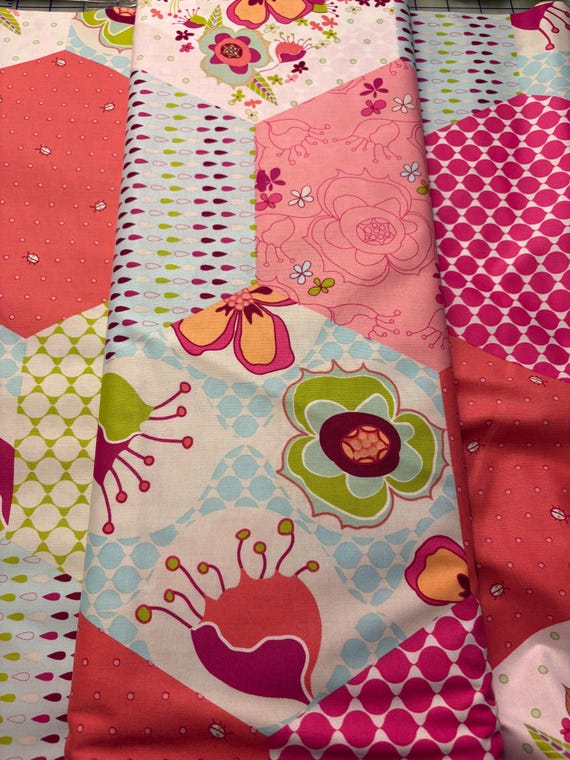 Clearance Girly PARTY DRESS Patchwork Fabric by Blue Hill