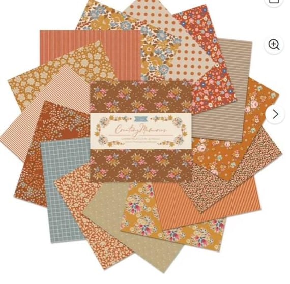 Imported CHARM PACK 5" TILDA Norwegian Creating Memories Autumn