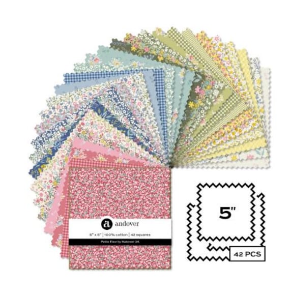FABRIC CHARM PACK Petite Fleur English Country Imported from U K