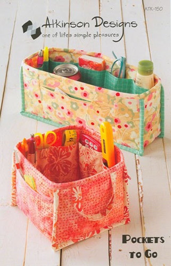 Pockets to Go Organizer Pattern Atkinson Designs