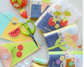 PATTERN Sewing Goodies needlebooks, scissor cases, tomato pincushion