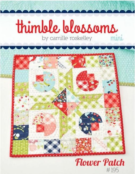 PATTERN FLOWER PATCH Mini Quilt