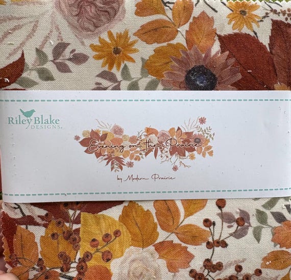 CHARM PACK 5" Evening on the Prairie AUTUMN Fall by Riley Blake
