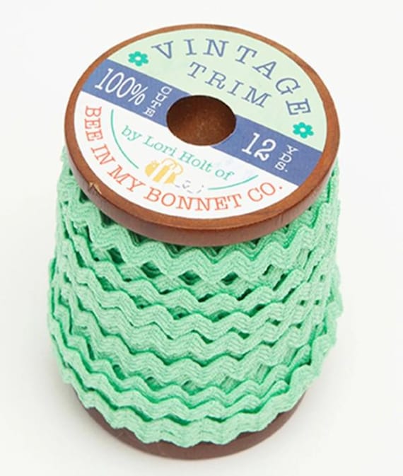 TRIM Small RIC RAC Sweet Mint Green One Yard     We combine shipping