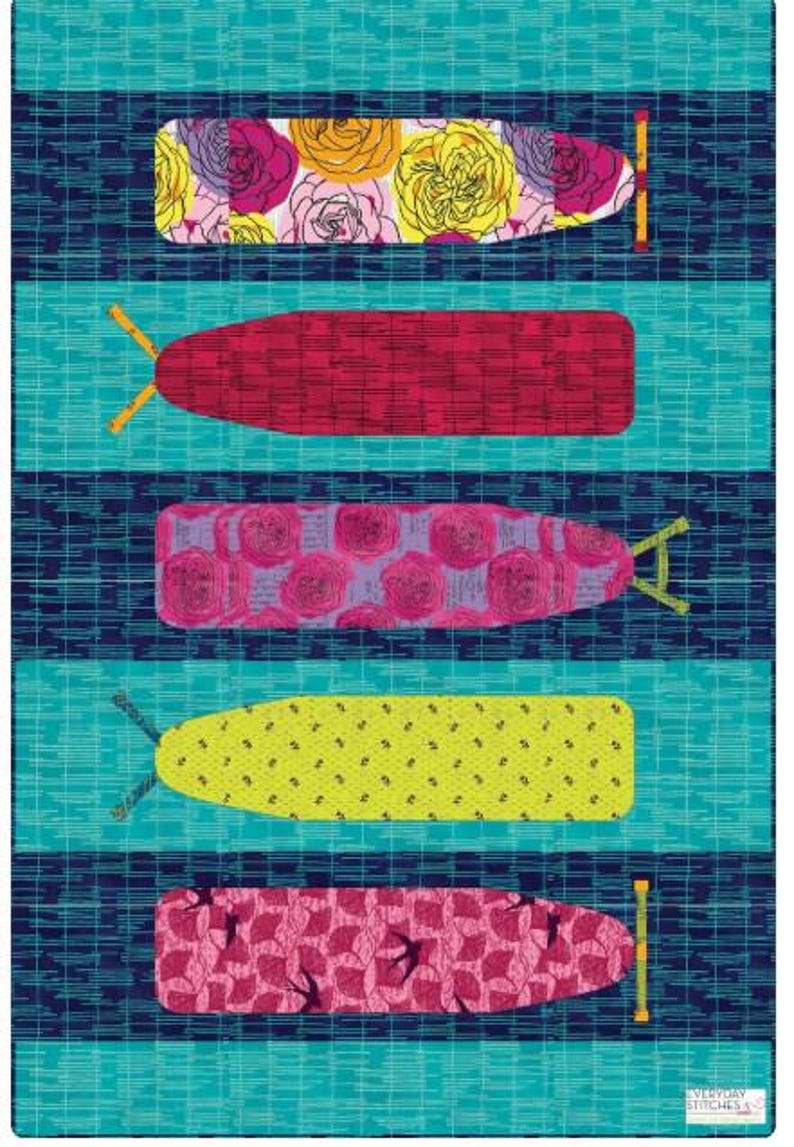 PATTERN IRONING BOARD Quilt Pressing Matters Applique Wall Hanging - Etsy