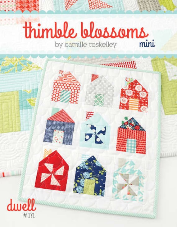 PATTERN mini HOUSE quilt wall hanging Dwell   We combine shipping