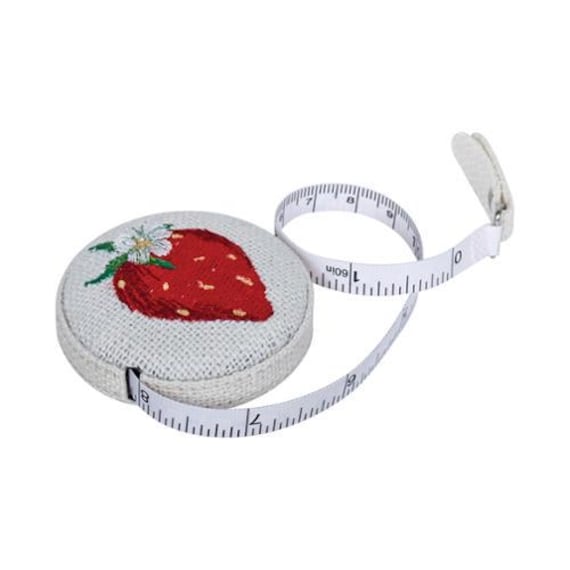 TAPE MEASURE Embroidered Strawberry