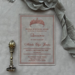 Acryleinladung, Elegante Quinceanera Einladungen, Roségold Moderne Einladen Karte, Einladungen Geburtstag, Sweet Sixteen