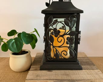 Longaberger Wrought Iron Dogwood Hanging Lantern
