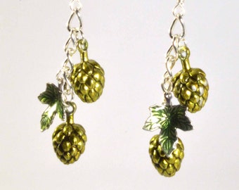 Hop Vine Earrings 2 - Craft Beer Gift - Beer Gear - Beer Gift - Christmas Gift