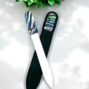 Czech Crystal Nail File  - Great Gift - Gift under 20 - Manicure Gift- Secret Santa - Nail Art