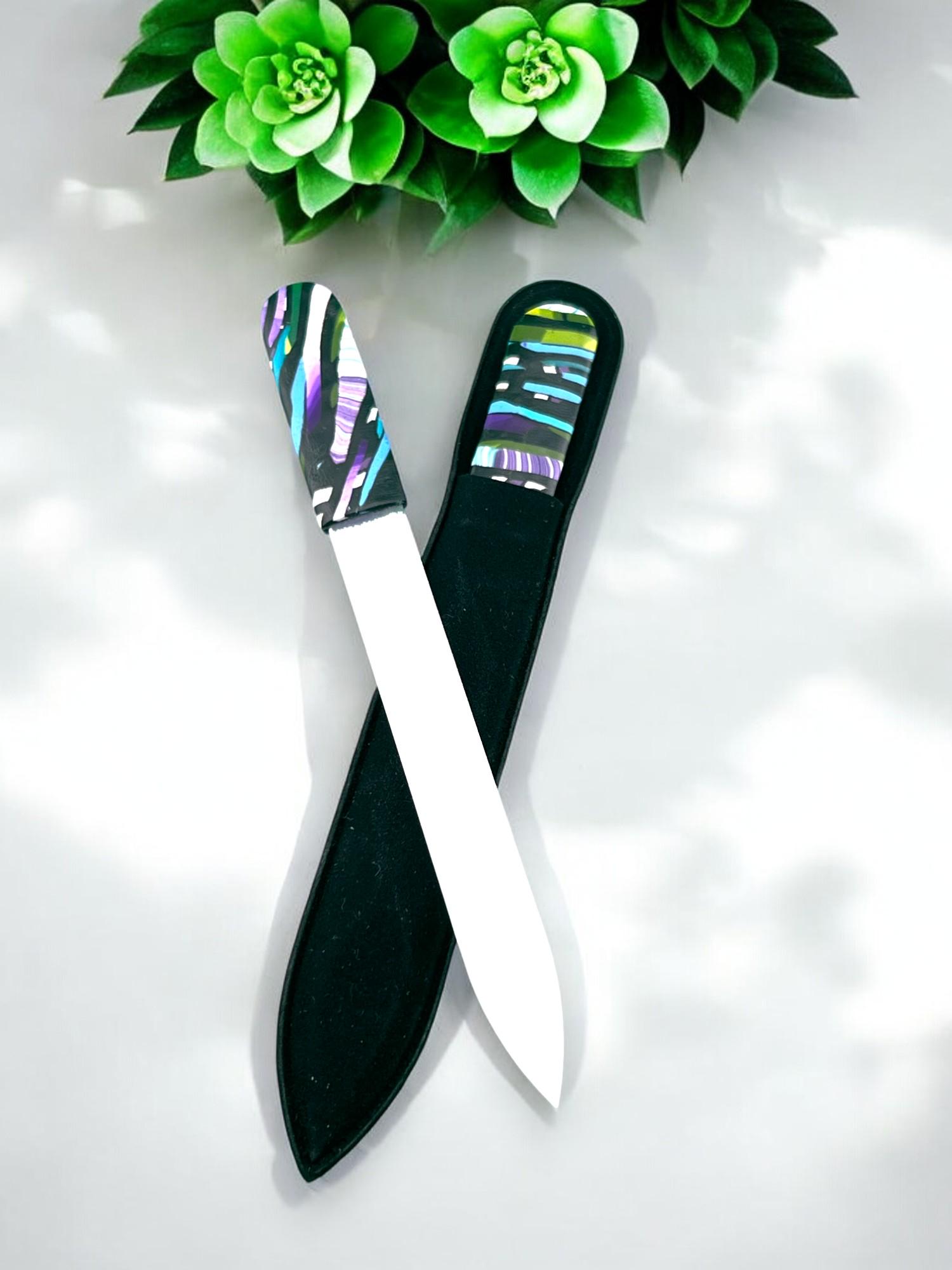 Czech Crystal Nail File - - Gift under 20 - Manicure Gift- Secret Santa…