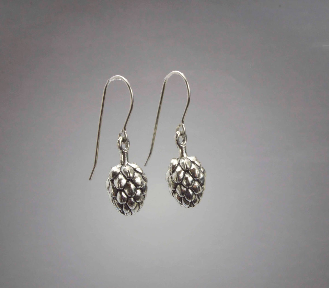 Metal Hop Earrings Beer Diva Jewelry Hops Jewelry Beer - Etsy