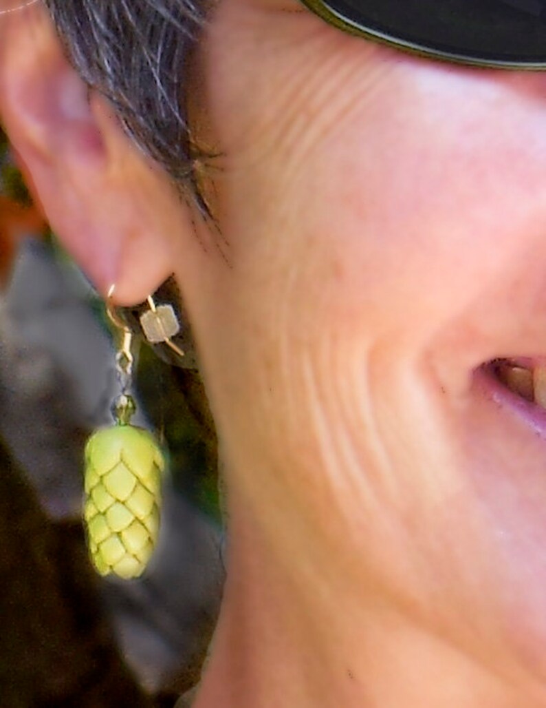 The ORIGINAL Beer Hops Earrings Beer Gear Beer Diva Beer Etsy